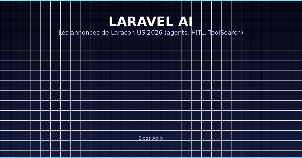 Bannière Laravel AI — annonces Laracon US 2026